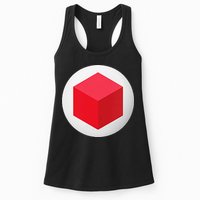 Red Cube Next Level Womens Tank Top