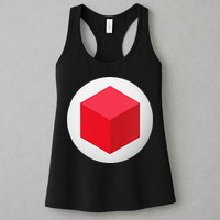 Red Cube Next Level Womens Tank Top