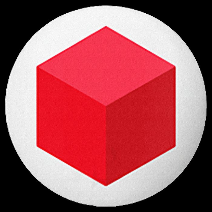 Red Cube Next Level Baby Bodysuit