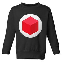 Red Cube Next Level Toddler Sweatshirt
