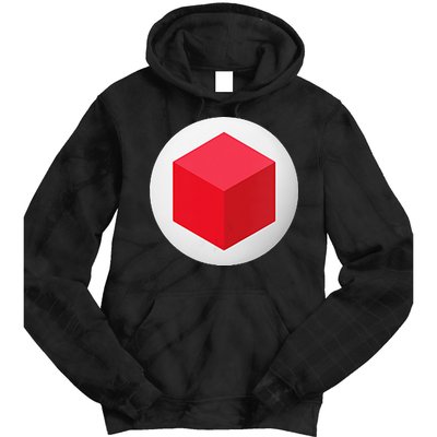 Red Cube Next Level Tie Dye Hoodie