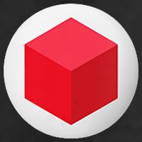 Red Cube Next Level Trucker Hat
