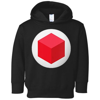 Red Cube Next Level Toddler Hoodie