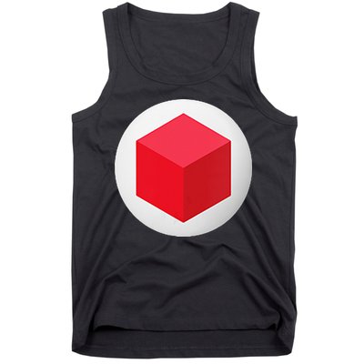 Red Cube Next Level Tank Top