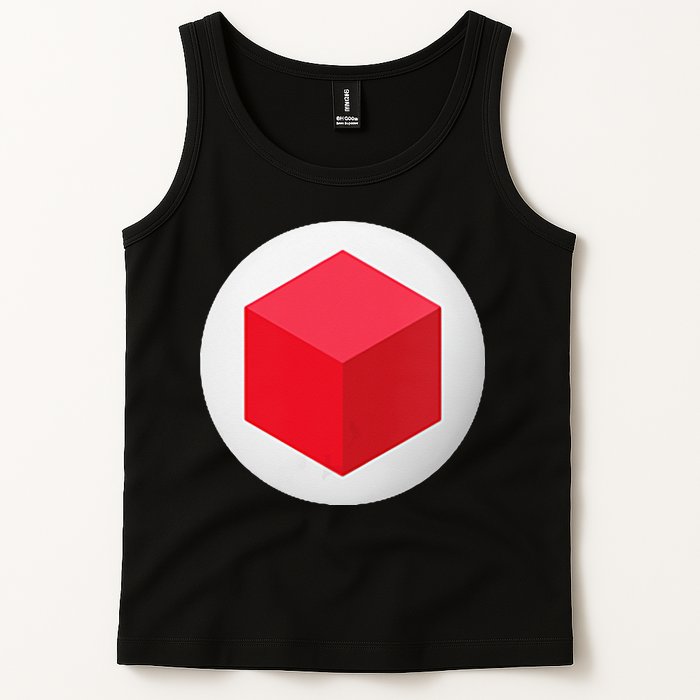 Red Cube Next Level Tank Top