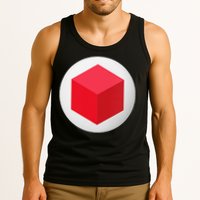 Red Cube Next Level Tank Top