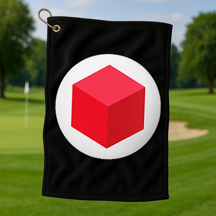Red Cube Next Level Golf Towel