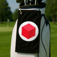 Red Cube Next Level Golf Towel