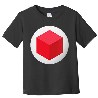 Red Cube Next Level Toddler T-Shirt