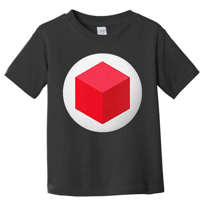 Red Cube Next Level Toddler T-Shirt