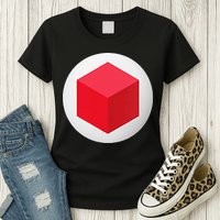 Red Cube Next Level Womens T-Shirt