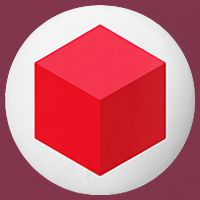 Red Cube Next Level 16oz Travel Tumbler