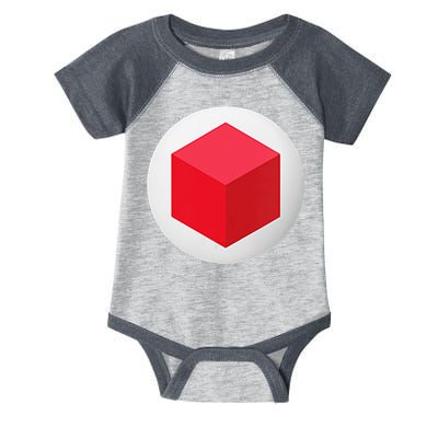 Red Cube Next Level Infant Baby Jersey Bodysuit