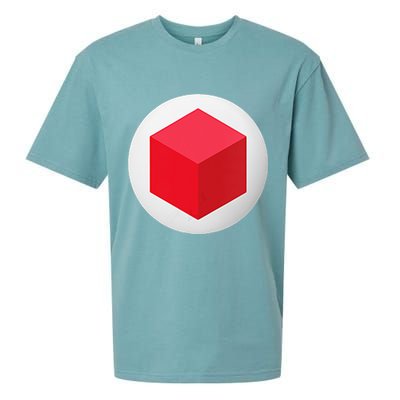 Red Cube Next Level Sueded Cloud Jersey T-Shirt