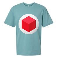 Red Cube Next Level Sueded Cloud Jersey T-Shirt