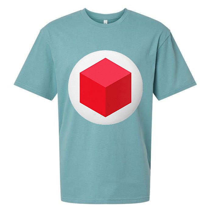Red Cube Next Level Sueded Cloud Jersey T-Shirt