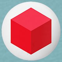 Red Cube Next Level Sueded Cloud Jersey T-Shirt