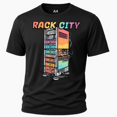 Rack City Network Server Rack Network Engineer Homelab Performance Shirt