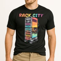 Rack City Network Server Rack Network Engineer Homelab Performance Shirt