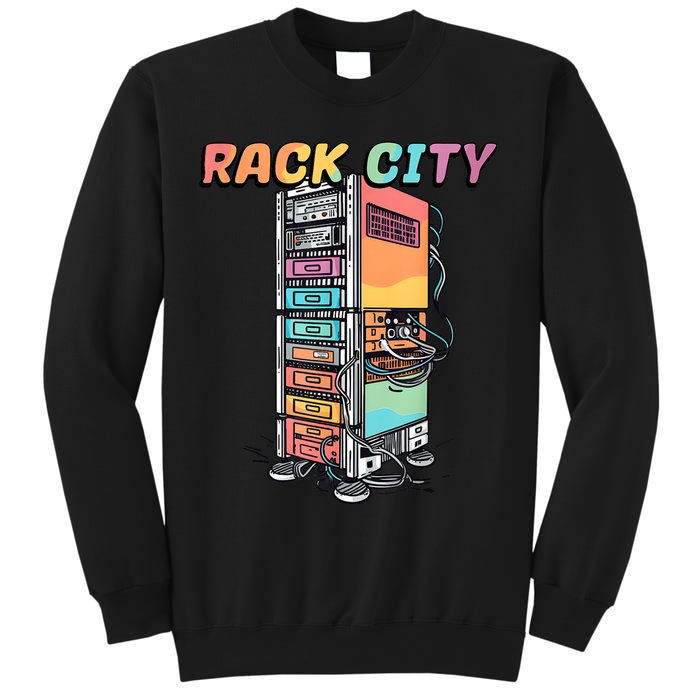 Rack City Network Server Rack Network Engineer Homelab Sweatshirt