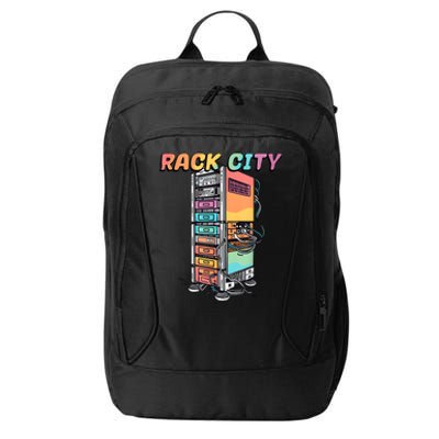 Rack City Network Server Rack Network Engineer Homelab City Backpack