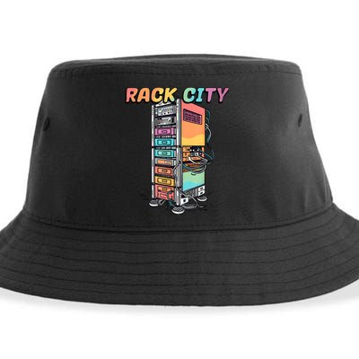 Rack City Network Server Rack Network Engineer Homelab Sustainable Bucket Hat