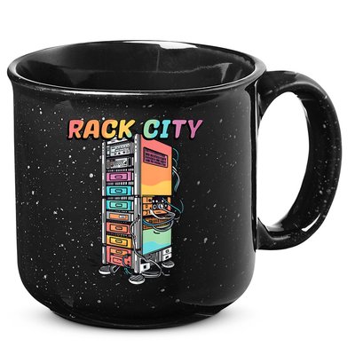 Rack City Network Server Rack Network Engineer Homelab 15oz Campfire Ceramic Mug
