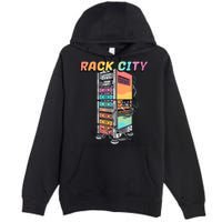 Rack City Network Server Rack Network Engineer Homelab Premium Pullover Hoodie