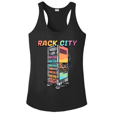 Rack City Network Server Rack Network Engineer Homelab Ladies PosiCharge Competitor Racerback Tank