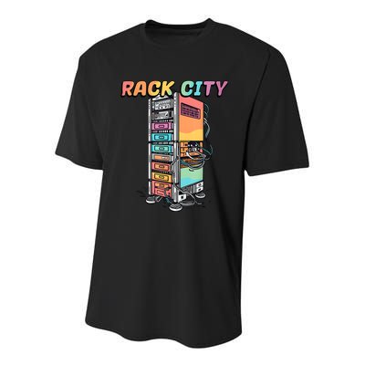 Rack City Network Server Rack Network Engineer Homelab Youth Performance Sprint T-Shirt