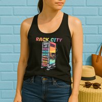 Rack City Network Server Rack Network Engineer Homelab Womens Tank Top