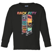 Rack City Network Server Rack Network Engineer Homelab Toddler Long Sleeve Shirt