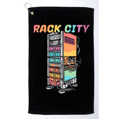 Rack City Network Server Rack Network Engineer Homelab Golf Towel