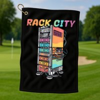 Rack City Network Server Rack Network Engineer Homelab Golf Towel