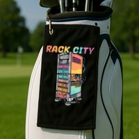 Rack City Network Server Rack Network Engineer Homelab Golf Towel