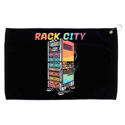 Rack City Network Server Rack Network Engineer Homelab Grommeted Golf Towel