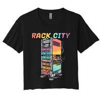 Rack City Network Server Rack Network Engineer Homelab Crop Top