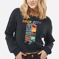 Rack City Network Server Rack Network Engineer Homelab Cropped Pullover Crew
