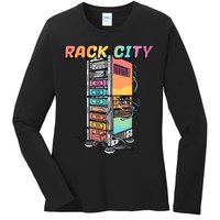 Rack City Network Server Rack Network Engineer Homelab Ladies Long Sleeve Shirt