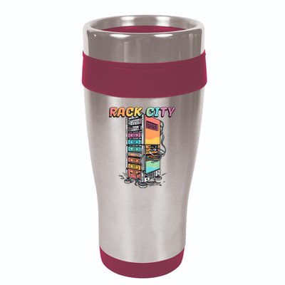 Rack City Network Server Rack Network Engineer Homelab 16oz Travel Tumbler