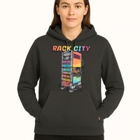 Rack City Network Server Rack Network Engineer Homelab Hoodie