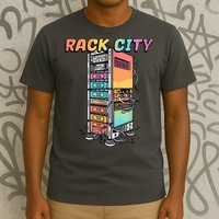 Rack City Network Server Rack Network Engineer Homelab T-Shirt