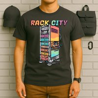 Rack City Network Server Rack Network Engineer Homelab T-Shirt