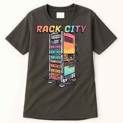 Rack City Network Server Rack Network Engineer Homelab Tall T-Shirt