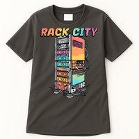 Rack City Network Server Rack Network Engineer Homelab Tall T-Shirt