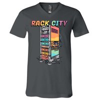 Rack City Network Server Rack Network Engineer Homelab V-Neck T-Shirt