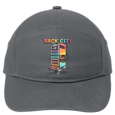 Rack City Network Server Rack Network Engineer Homelab 7-Panel Snapback Hat