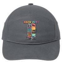 Rack City Network Server Rack Network Engineer Homelab 7-Panel Snapback Hat