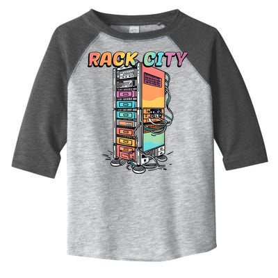 Rack City Network Server Rack Network Engineer Homelab Toddler Fine Jersey T-Shirt