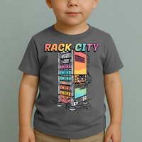 Rack City Network Server Rack Network Engineer Homelab Toddler T-Shirt